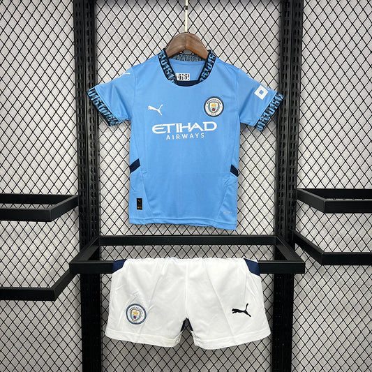 Kids Manchester City Home Shirt 24/25