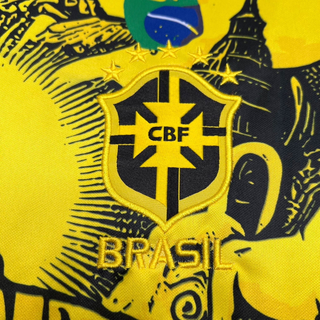 Brazil Jesus Yellow Shirt 24/25