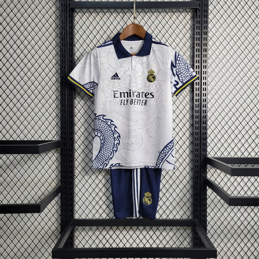 Kids Real Madrid Chinese Dragon White 22/23